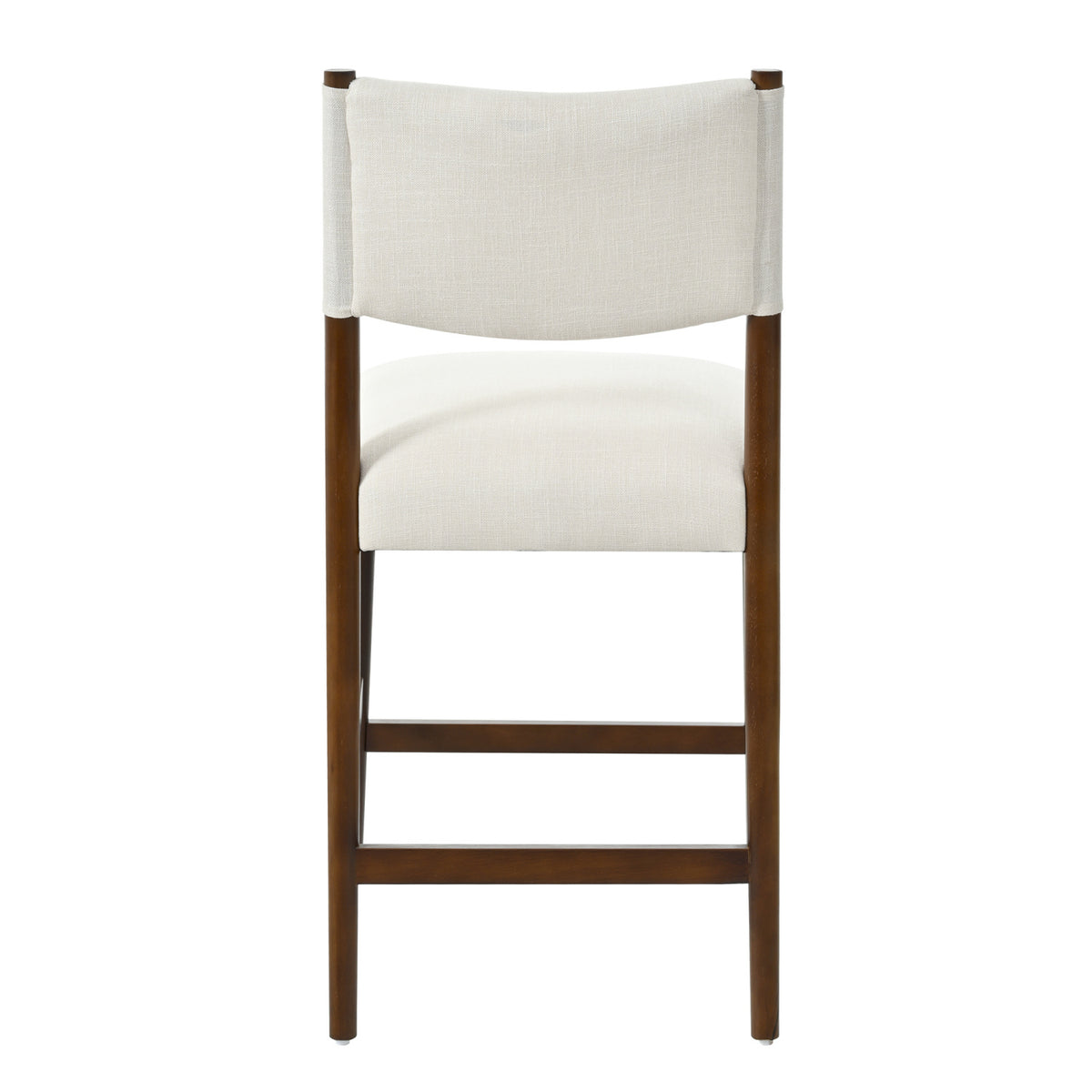 Solid Wood Beige Barstools (2) | OROA