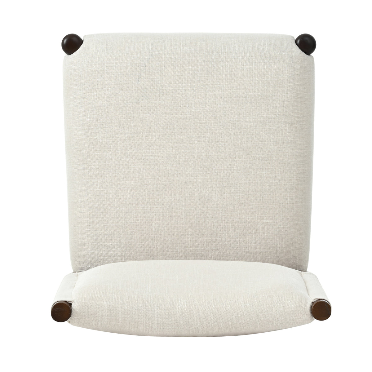 Solid Wood Beige Barstools (2) | OROA