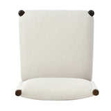 Solid Wood Beige Barstools (2) | OROA