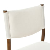 Solid Wood Beige Barstools (2) | OROA