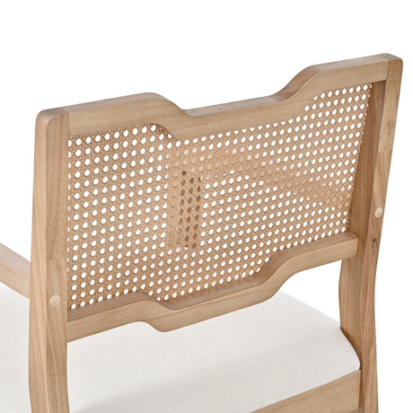 Modern European furniture - Rattan Backrest Dining Armchairs - www.oroa.com 