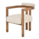 Rubberwood Frame Dining Chairs (2) | OROA
