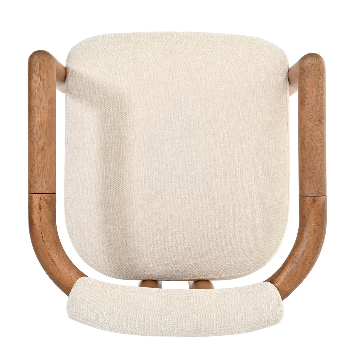Rubberwood Frame Dining Chairs (2) | OROA