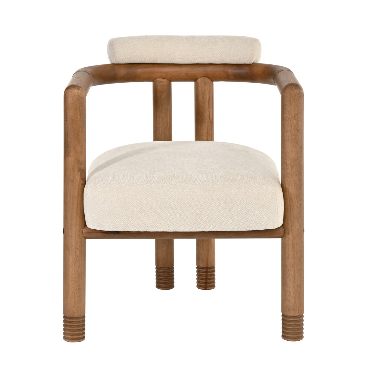 Rubberwood Frame Dining Chairs (2) | OROA