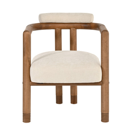 Rubberwood Frame Dining Chairs (2) | OROA