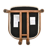 Rubberwood Frame Dining Chairs (2) | OROA