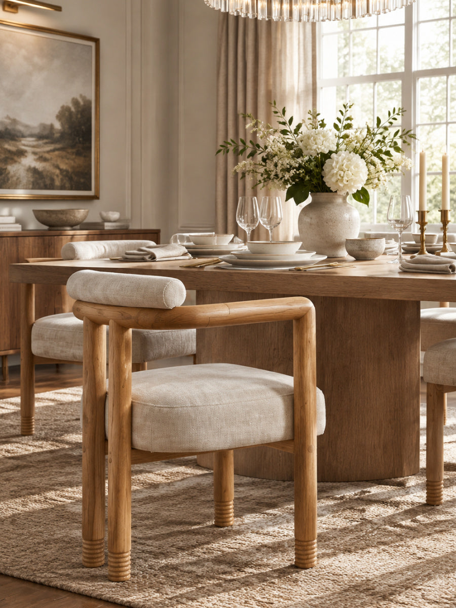 Modern European furniture - Upholstered Modern Dining Chairs (2) - www.oroa.com 