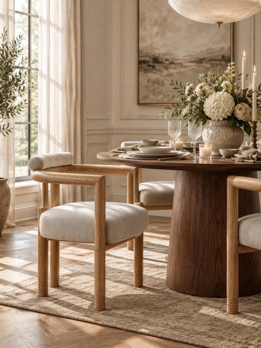 Modern European furniture - Upholstered Modern Dining Chairs (2) - www.oroa.com 