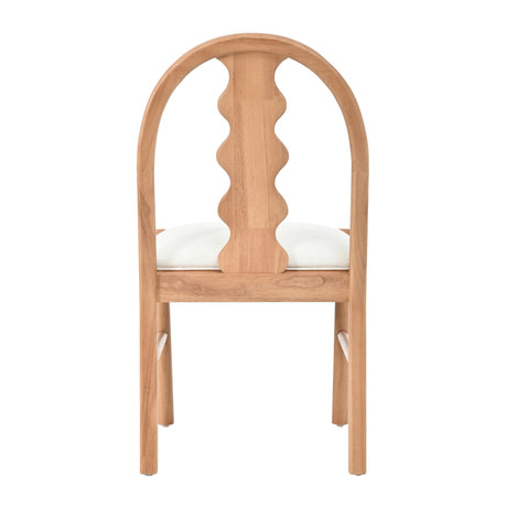 Rubber Wood Dining Chairs (2) | OROA