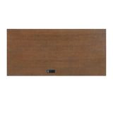 Modern Walnut Wooden Writing Desk with Drawers | OROA