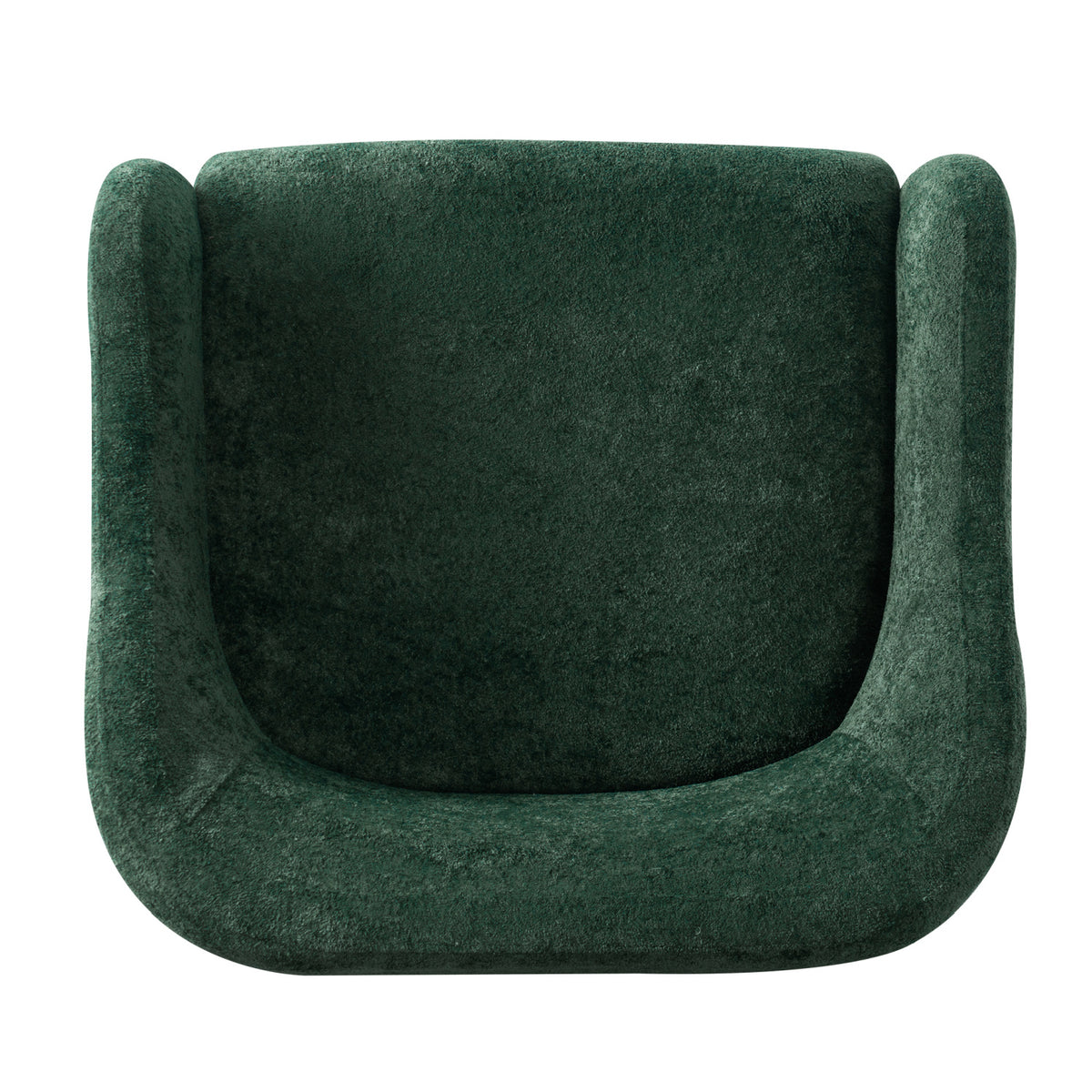 Modern European furniture - Modern Green Chenille Upholstered Accent Armchair - www.oroa.com