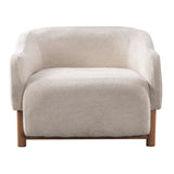 Modern Chenille Upholstered Accent Chair | OROA