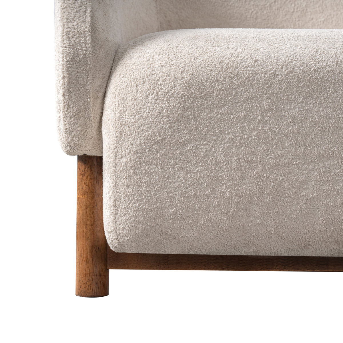 Modern Chenille Upholstered Accent Chair | OROA