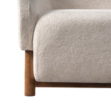 Modern Chenille Upholstered Accent Chair | OROA