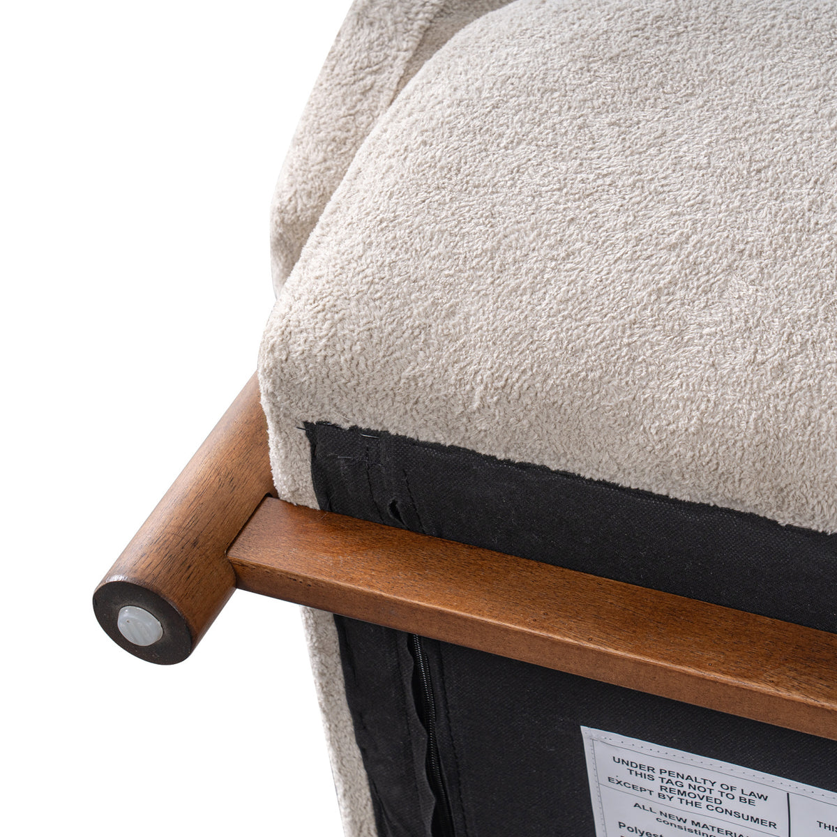 Modern Chenille Upholstered Accent Chair | OROA