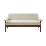 Modern European furniture - Solid Rubberwood Frame Loveseat Sofa - www.oroa.com