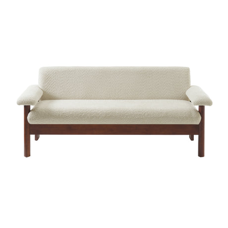 Modern European furniture - Solid Rubberwood Frame Loveseat Sofa - www.oroa.com