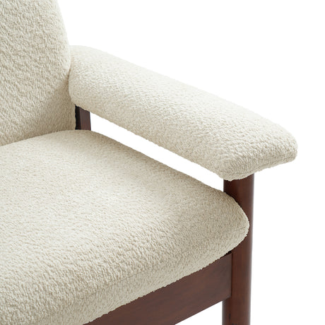 Modern European furniture - Solid Rubberwood Frame Loveseat Sofa - www.oroa.com
