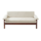 Modern European furniture - Solid Rubberwood Frame Loveseat Sofa - www.oroa.com
