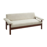 Modern European furniture - Solid Rubberwood Frame Loveseat Sofa - www.oroa.com