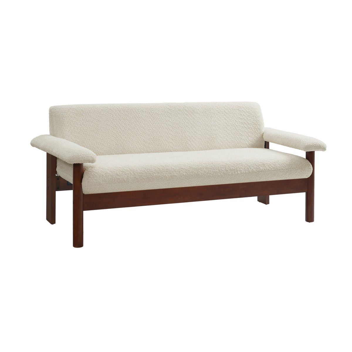 Modern European furniture - Solid Rubberwood Frame Loveseat Sofa - www.oroa.com