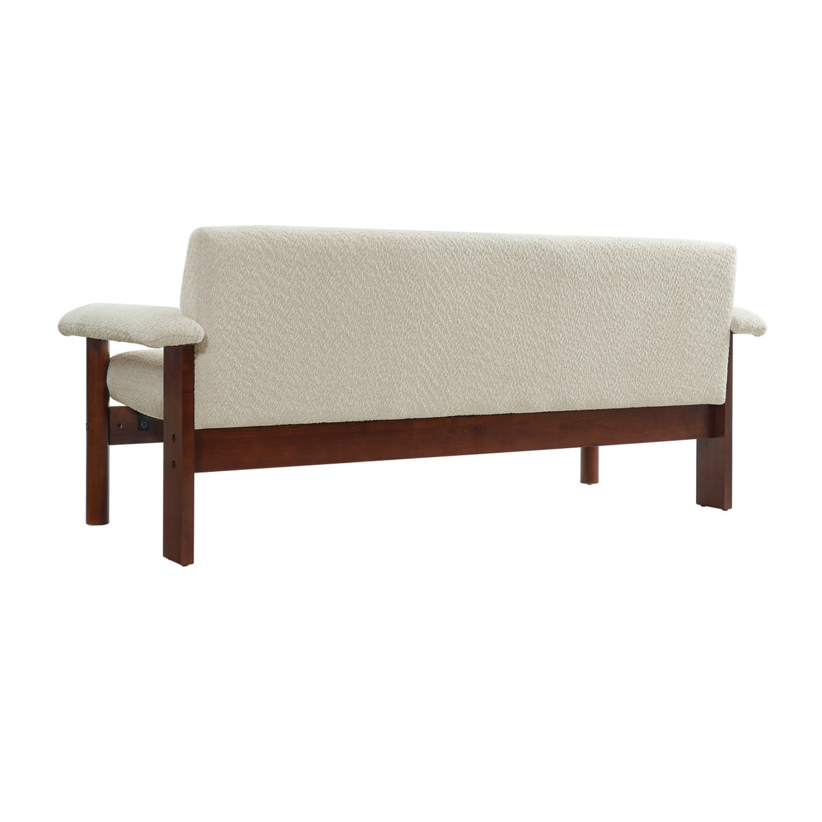 Modern European furniture - Solid Rubberwood Frame Loveseat Sofa - www.oroa.com