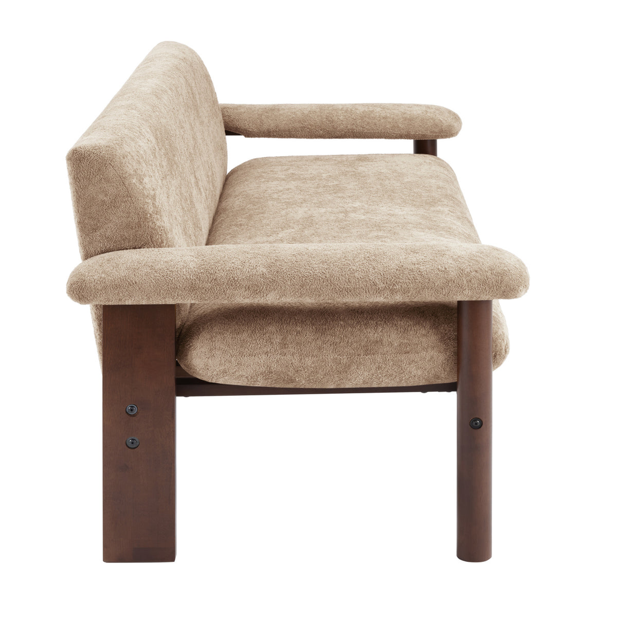 Modern European furniture - Modern Light Brown Chenille Sofa - www.oroa.com