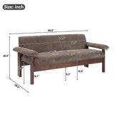 Modern European furniture - Modern Brown Chenille Sofa - www.oroa.com