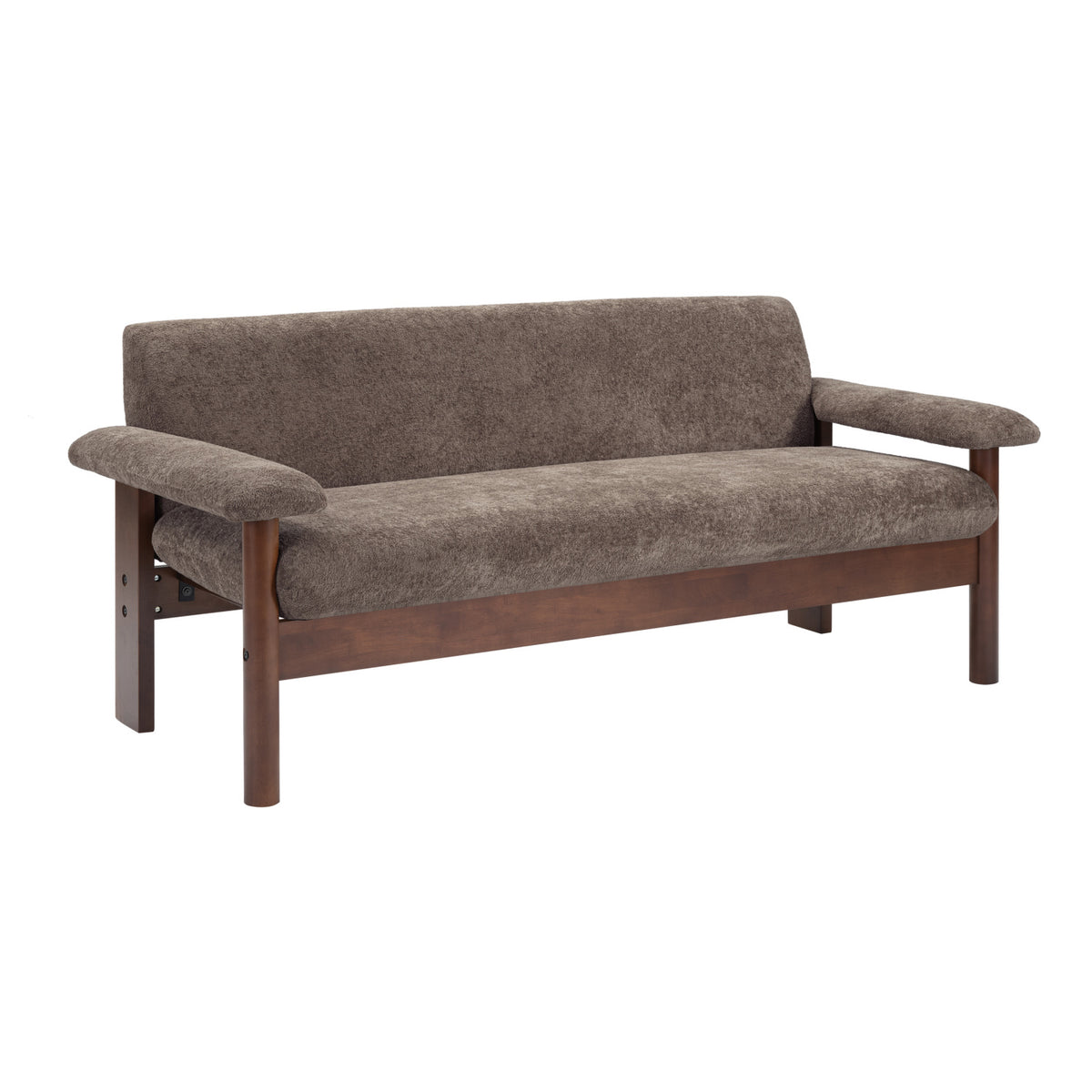 Modern European furniture - Modern Brown Chenille Sofa - www.oroa.com