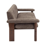 Modern European furniture - Modern Brown Chenille Sofa - www.oroa.com
