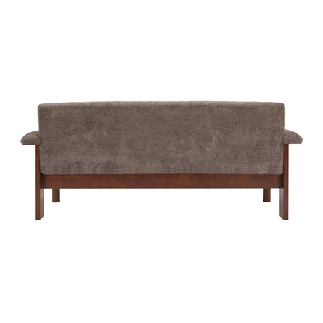 Modern European furniture - Modern Brown Chenille Sofa - www.oroa.com