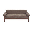 Modern European furniture - Modern Brown Chenille Sofa - www.oroa.com