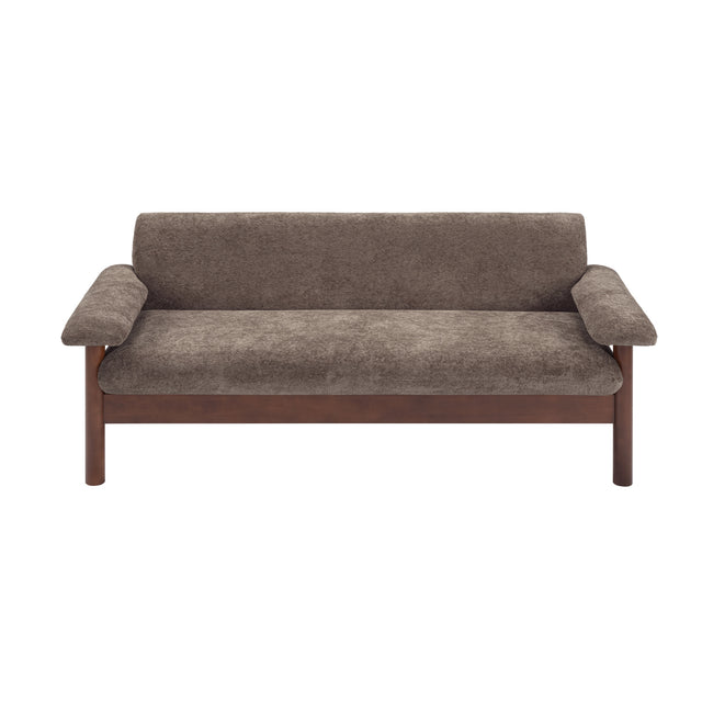 Modern European furniture - Modern Brown Chenille Sofa - www.oroa.com