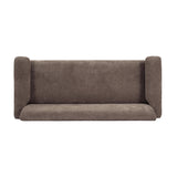 Modern European furniture - Modern Brown Chenille Sofa - www.oroa.com