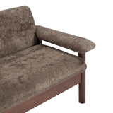 Modern European furniture - Modern Brown Chenille Sofa - www.oroa.com