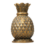 Indoor/Outdoor Pineapple Glass Top Side Table | OROA