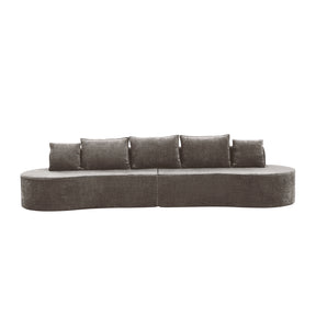 Modern Curved Modular Sectional Sofa - OROA - view 1