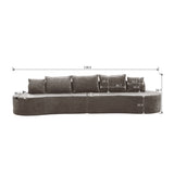 Modern Curved Modular Sectional Sofa | OROA