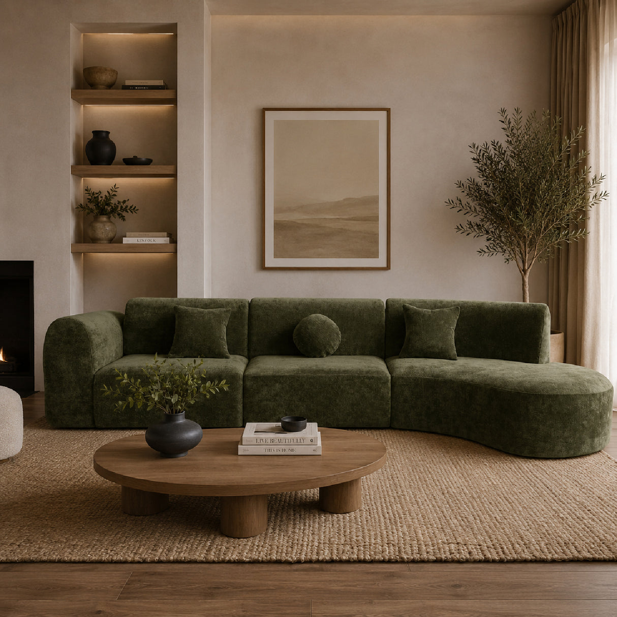 green modular sofa - oroa.com