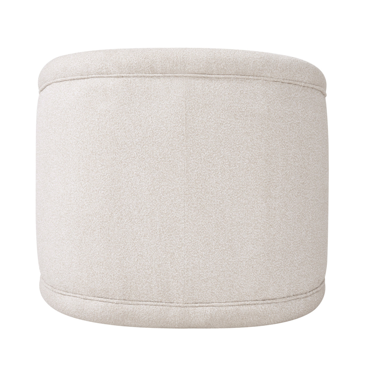 Beige Boucle Swivel Accent Chair | OROA
