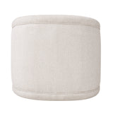 Beige Boucle Swivel Accent Chair | OROA