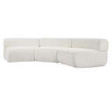Curved Modular Compressed Foam Sectional Sofa | OROA