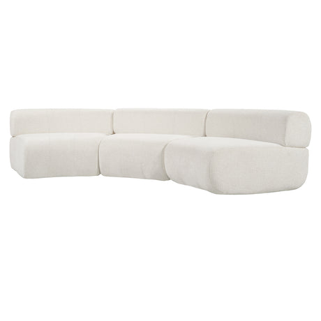 Curved Modular Compressed Foam Sectional Sofa | OROA