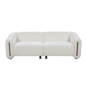 Modern European furniture - Modern Curved Minimalist 3-Seater Modular Sofa - www.oroa.com