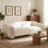 Modern Curved Minimalist 3-Seater Modular Sofa | OROA