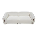 Modern Curved Minimalist 3-Seater Modular Sofa | OROA