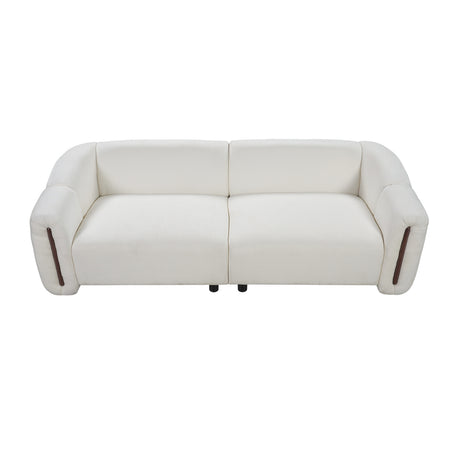 Modern Curved Minimalist 3-Seater Modular Sofa | OROA