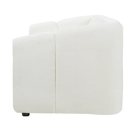 Modern Curved Minimalist 3-Seater Modular Sofa | OROA