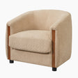 Modern European furniture - Modern Curved Barrel Accent Chai - www.oroa.com