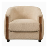 Modern European furniture - Modern Curved Barrel Accent Chai - www.oroa.com